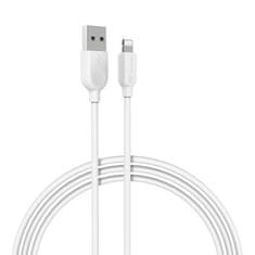 Borofone Kábel BX14 LinkJet - USB na Lightning - 2,4A 3 metre biely