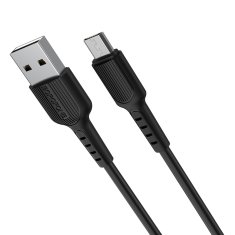 Borofone Kábel BX16 Easy - USB na Micro USB - 2A 1 meter čierny