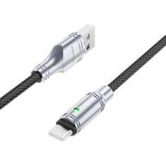 Borofone Kábel BU40 Advantage - USB na typ C - 3A 1,2 metra čierny