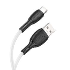 Borofone Kábel BX86 Advantage - USB Type-C - 3A 1 meter biely