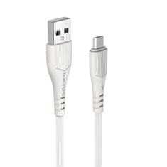 Borofone Kábel BX37 Wieldy - USB na Micro USB - 1 meter biely