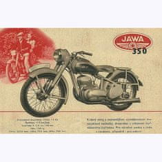 Retro Cedule Ceduľa Jawa motocykel 350