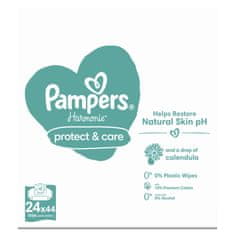 Pampers Harmónia Protect & Care čistiace obrúsky 24 x 44 ks