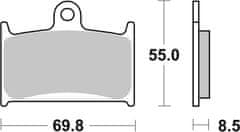 SBS Brzdové doštičky 624DC