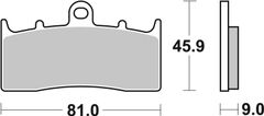 SBS Brzdové doštičky 778RS