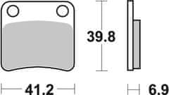 SBS Brzdové doštičky 643HF