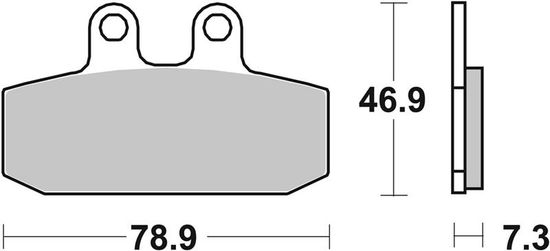 SBS Brzdové doštičky 588HF