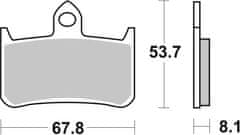 SBS Brzdové doštičky 622RS