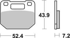 SBS Brzdové doštičky 587HF