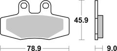 SBS Brzdové doštičky 621HF