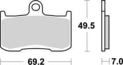 SBS Brzdové doštičky 782RS