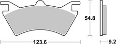 SBS Brzdové doštičky 757ATS