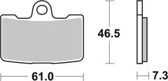 SBS Brzdové doštičky 856H.HS