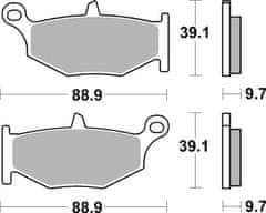 SBS Brzdové doštičky 833LS