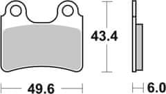 SBS Brzdové doštičky 802HF