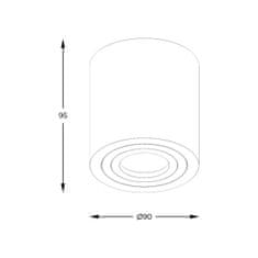 ZUMALINE ZUMALINE Bodové svietidlo RONDIP SL ACGU10-159-N