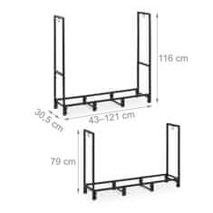Relax Stojan na palivové drevo RD48596