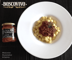 Boscovivo Hovädzie ragú s mäsom Chianina, 180 g - 60% mäsa