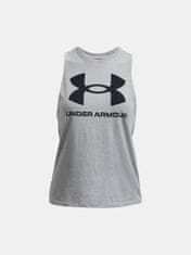 Under Armour Tielko Live Sportstyle Graphic Tank-GRY S