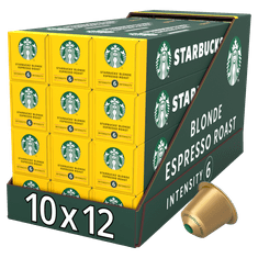 Starbucks by Nespresso Blonde Espresso Roast - kávové kapsule – 12x10 kapsúl v balení