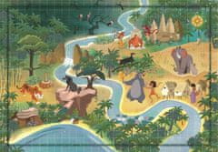 Clementoni Puzzle Story Maps: Kniha džungľou 1000 dielikov