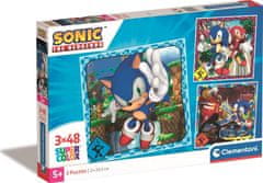 Clementoni Puzzle Sonic 3x48 dielikov