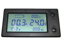 HADEX LCD Hall merač napätia, prúdu a kapacity 0-300V 0-200A WLS-PVA200