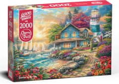 Cherry Pazzi Puzzle Východ slnka pri mori 2000 dielikov