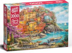 Cherry Pazzi Puzzle Krásny deň v Cinque Terre 2000 dielikov