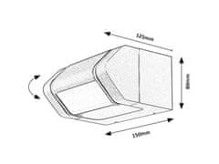 Rabalux MEDNA LED vonkajšie nástenné svietidlo 77103