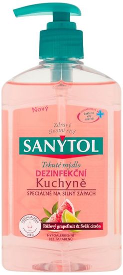 SANYTOL Mydlo Sanytol, dezinfekčné, tekuté, do kuchyne, 250 ml