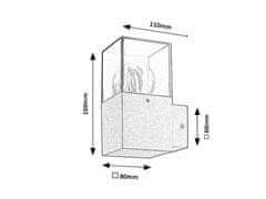 Rabalux LOANDA vonkajšie nástenné svietidlo 77080