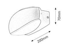 Rabalux BRISTOL LED vonkajšie nástenné svietidlo 8705