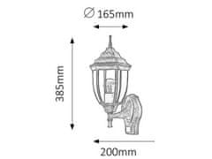 Rabalux NIZZA vonkajšie nástenné svietidlo 8458