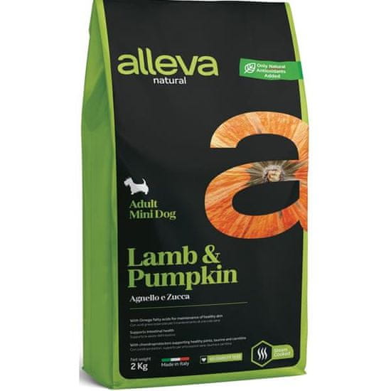 Alleva NATURAL Dog Dry Adult Lamb & Pumpkin Mini 2kg