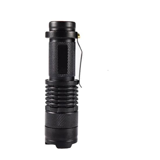 Northix LED baterka CREE Ultrafire - čierna