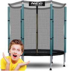 shumee Detská záhradná trampolína 140 cm 4,5ft Neo-Sport