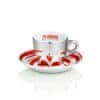 Caffé Musetti MUSETTI set dvoch strieborných šálok