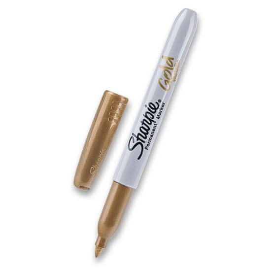 Sharpie Permanentný popisovač Metallic zlatý