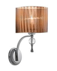 AZZARDO Nástenná lampa AZzardo Impress wall brown AZ2904 E27 1x50W IP20 30cm hnedá