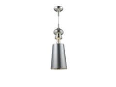 AZZARDO Závesné svietidlo AZzardo Baroco 1 pendant silver AZ0307 E27 1x15W IP20 25 cm strieborné