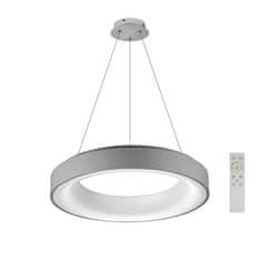 AZZARDO LED Závesné svietidlo AZzardo Sovana Pendant 55 CCT grey dimm AZ2729 50W 2750lm 3000-6500K IP20 55cm stmievateľné šedé