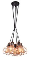 AZZARDO Závesné svietidlo AZzardo Carron 7 copper AZ2142 E27 7x60W IP20 45cm medené