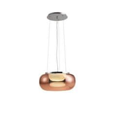 AZZARDO LED Závesné svietidlo AZzardo Galactic copper AZ3161 18W 1530lm 3000K IP20 42cm medené