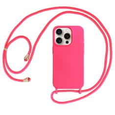 Universal Pouzdro Strap Silicone iPhone 11 Růžové