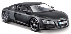Maisto Audi R8 matne čierna 1:24