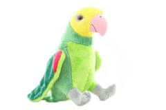 Lamps Plyšový papagáj zelený