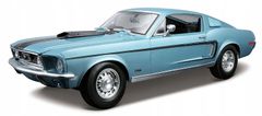 Maisto Ford Mustang GT Cobra Jet FB 1968 metal modrá 1:18