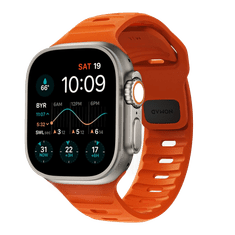 Nomad Sport Band - Športový vodotesný remienok pre Apple Watch 45 / 49 mm, oranžový