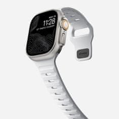 Nomad Sport Band - Športový vodotesný remienok pre Apple Watch 45 / 49 mm, biely